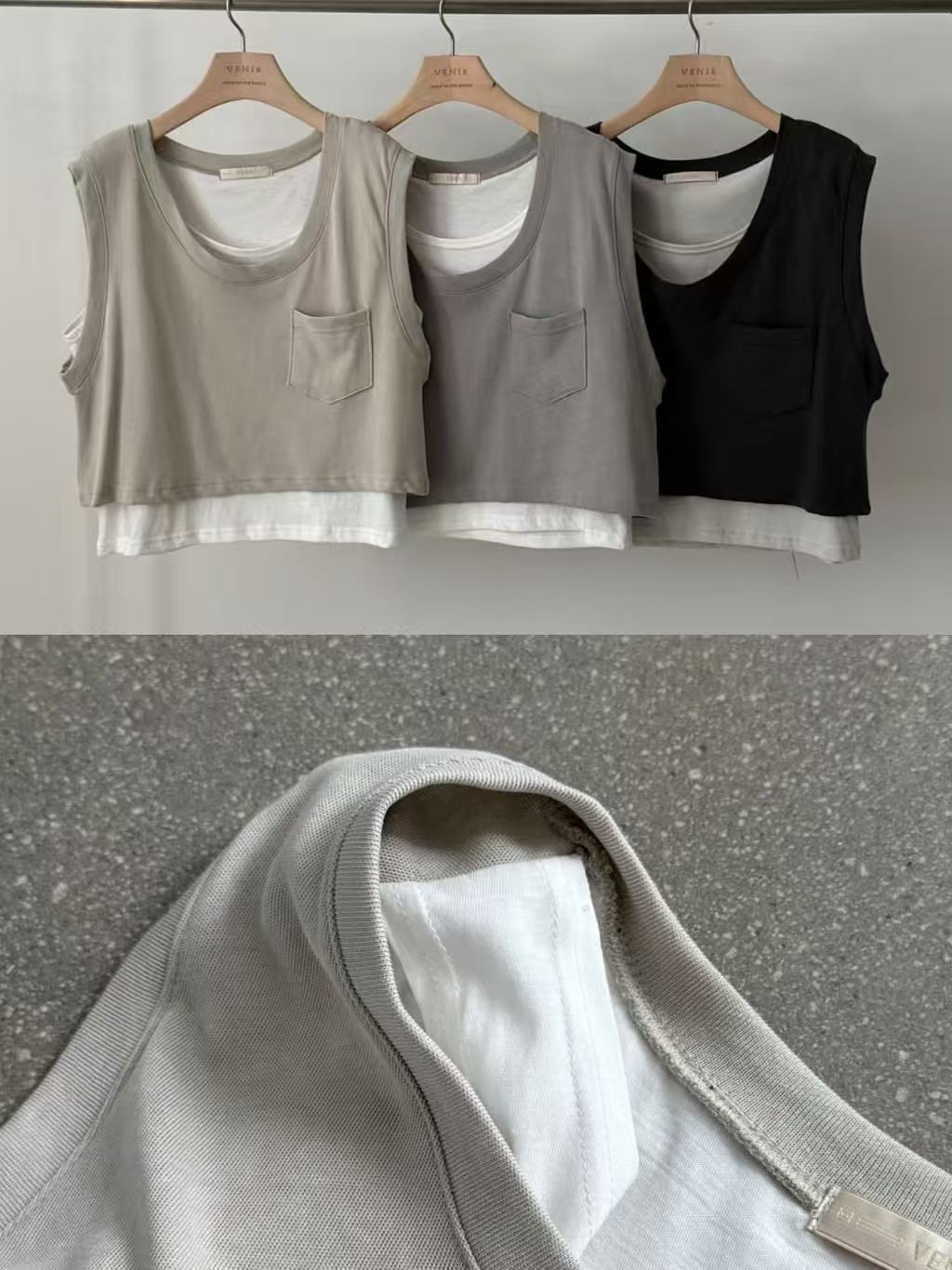VE2684 Zik knot sleeveless