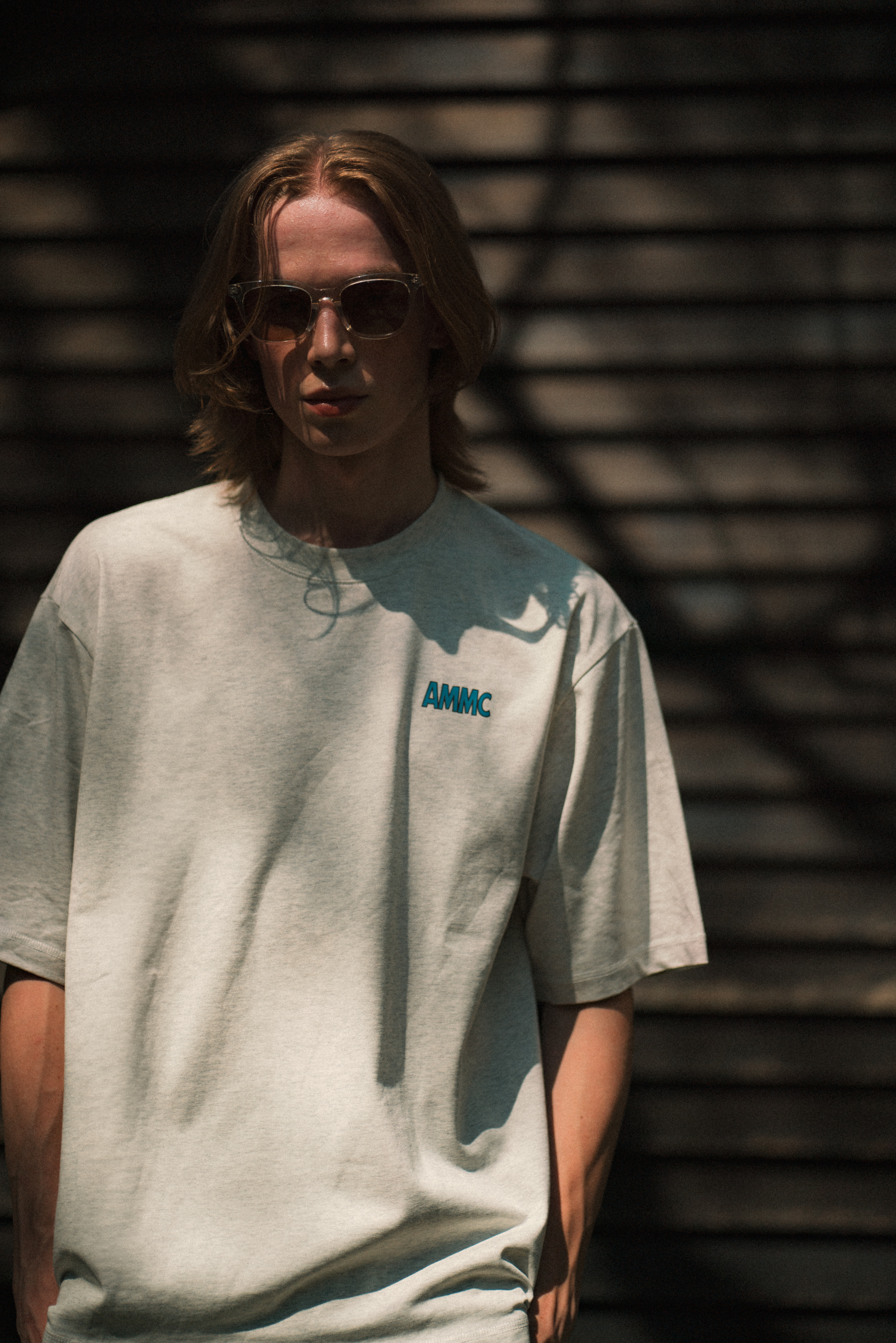 A MINIMAL CLUB GREY LOGO TEE AM66TE19GY