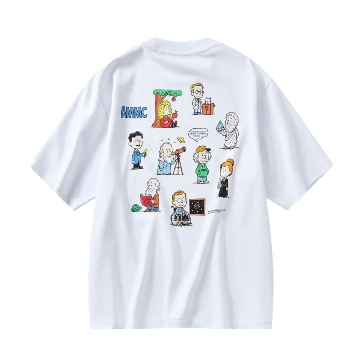 A MINIMAL CLUB WHITE LOGO TEE AM66TE19WT