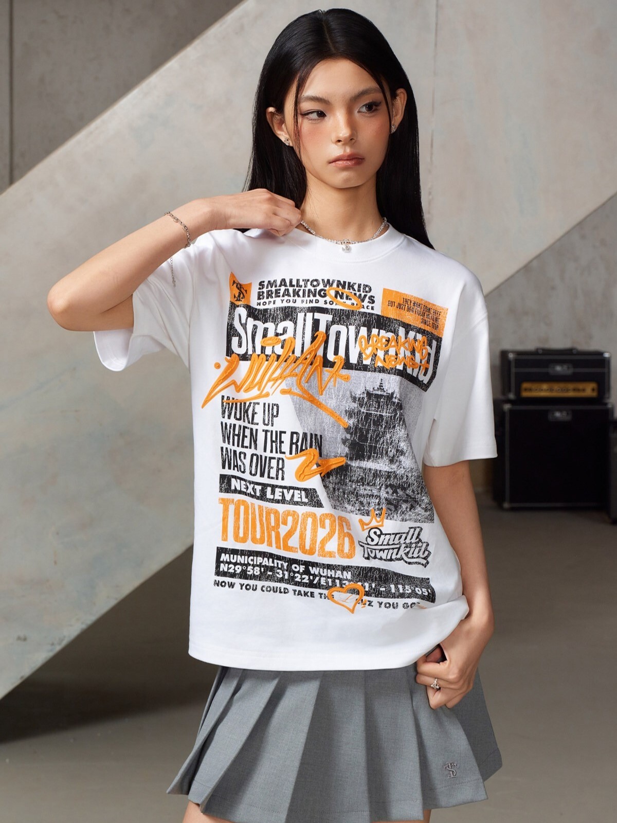 STK SmallTownKid 武漢限定 城市紀念 短袖T
