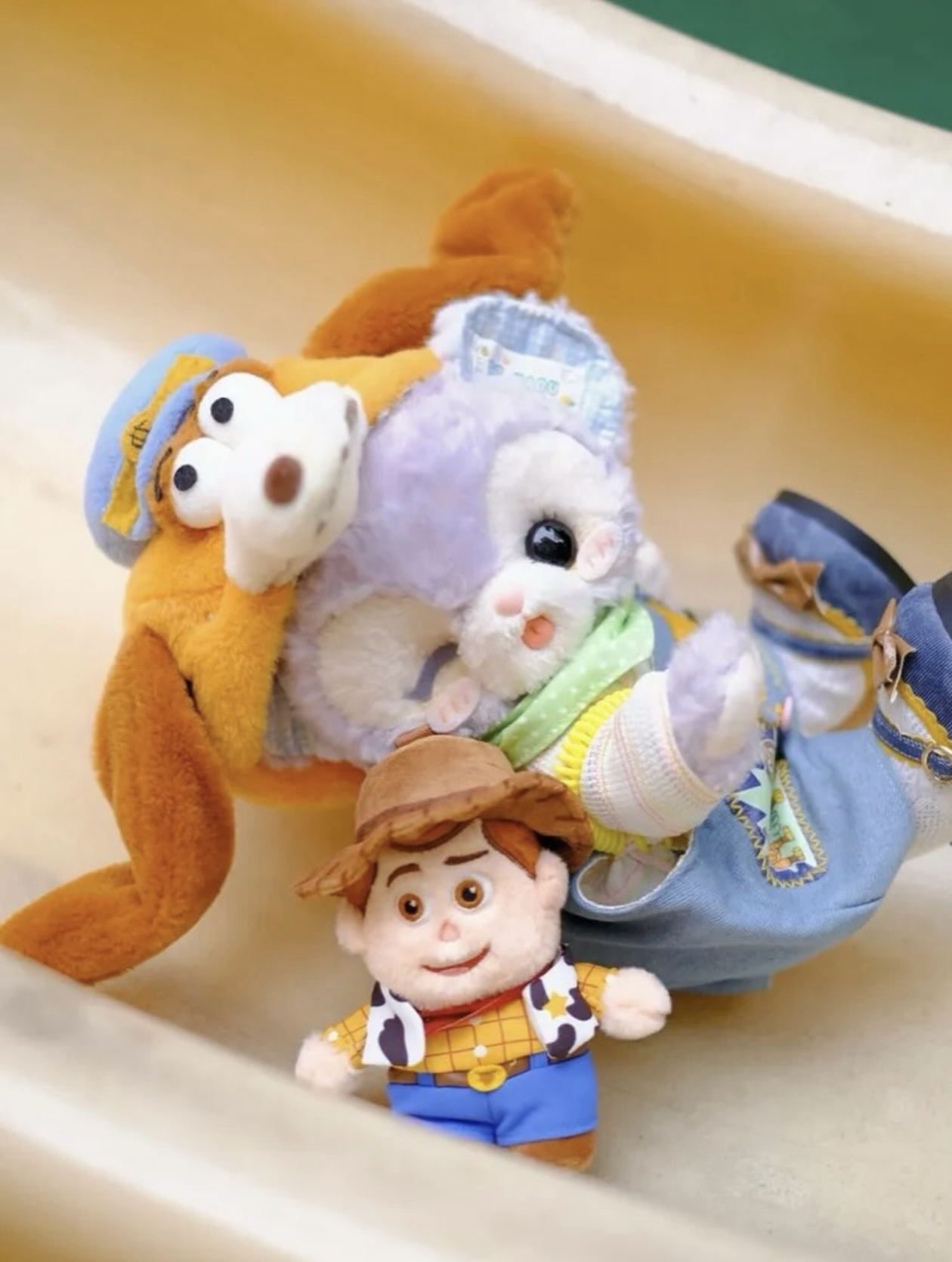 官方正版授權 Disney 迪士尼 玩具總動員5 Q版 毛絨 掛件 耳機包