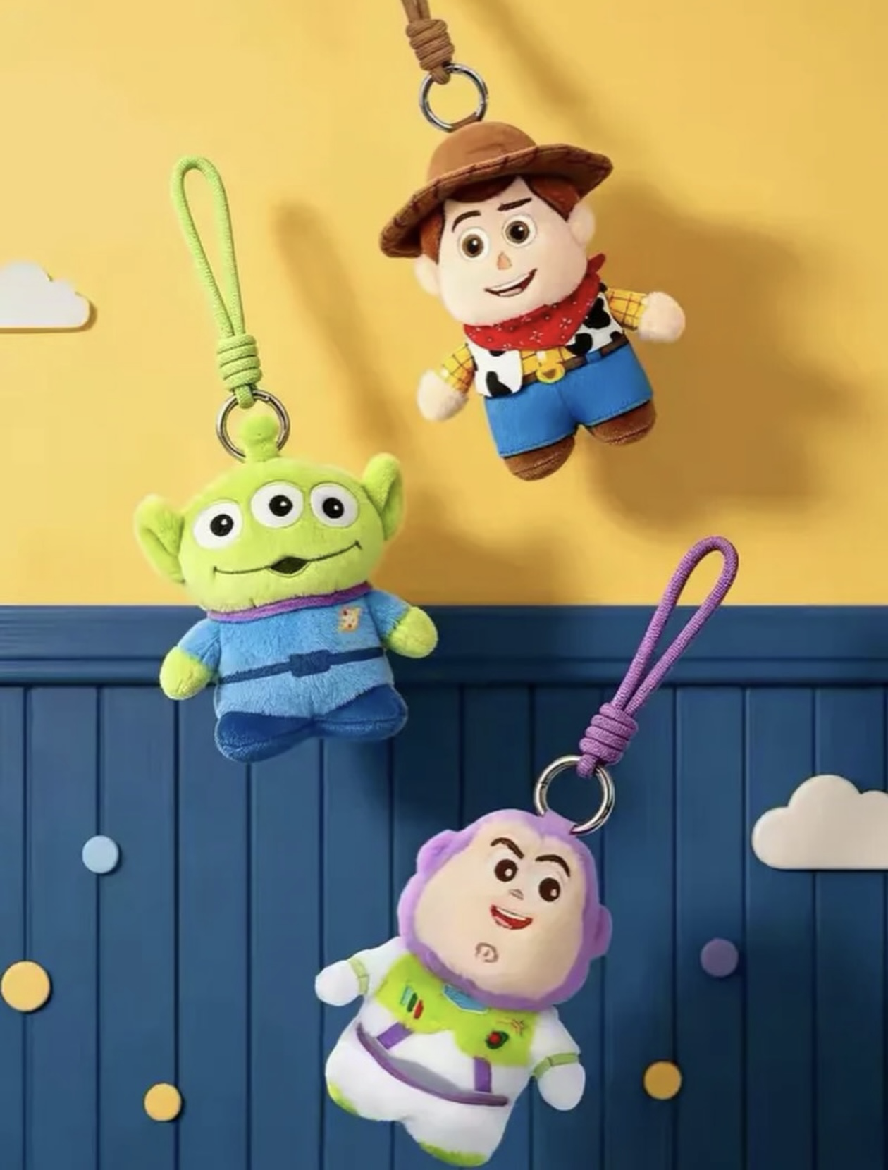 官方正版授權 Disney 迪士尼 玩具總動員5 Q版 毛絨 掛件 耳機包