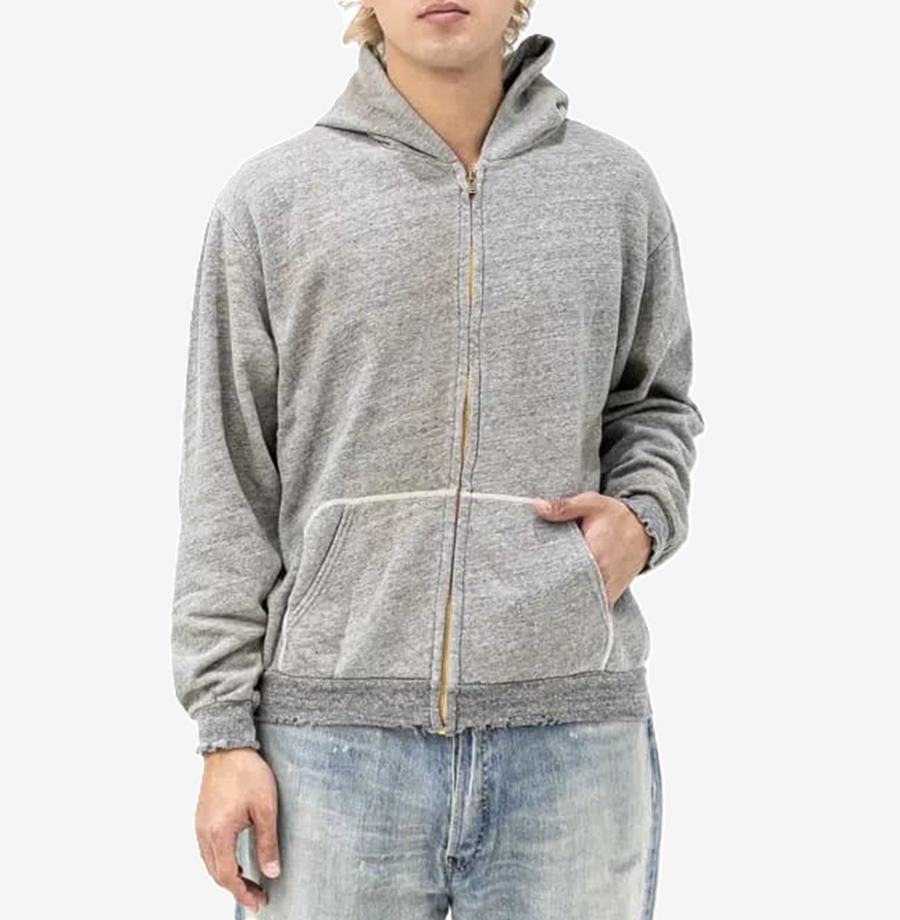 LAST PCS: A.PRESSE 2026 VINTAGE LIGHT WEIGHT SWEAT HOODIE (26SAP-05-07) - GREY SIZE 2 PRE ORDER ITEM (預訂中)