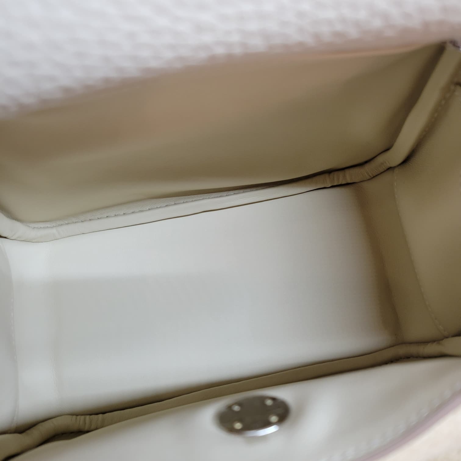 HERMES MINI LINDY 2 10 CRAIE CK 2代奶昔白銀扣