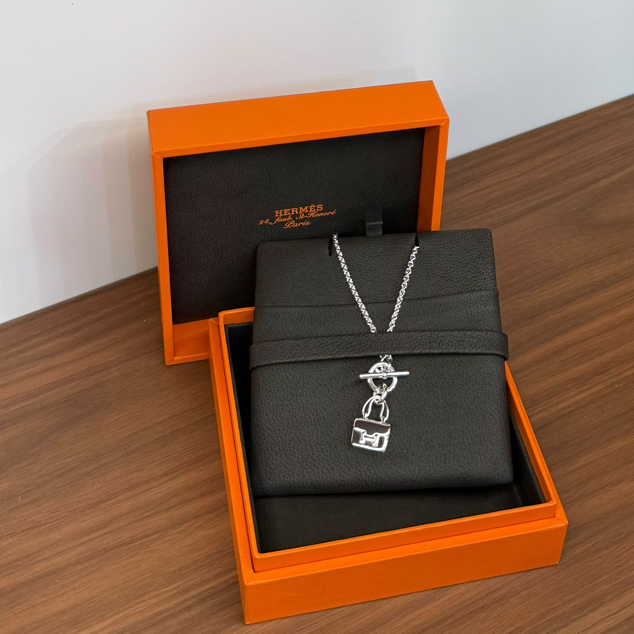 95%NEW USED HERMES CONSTANCE NECKLACE 925純銀 #愛馬仕項鏈