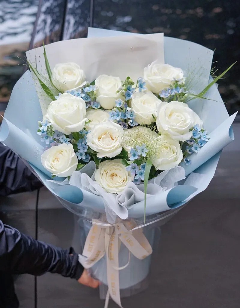 白玫瑰花束 U6