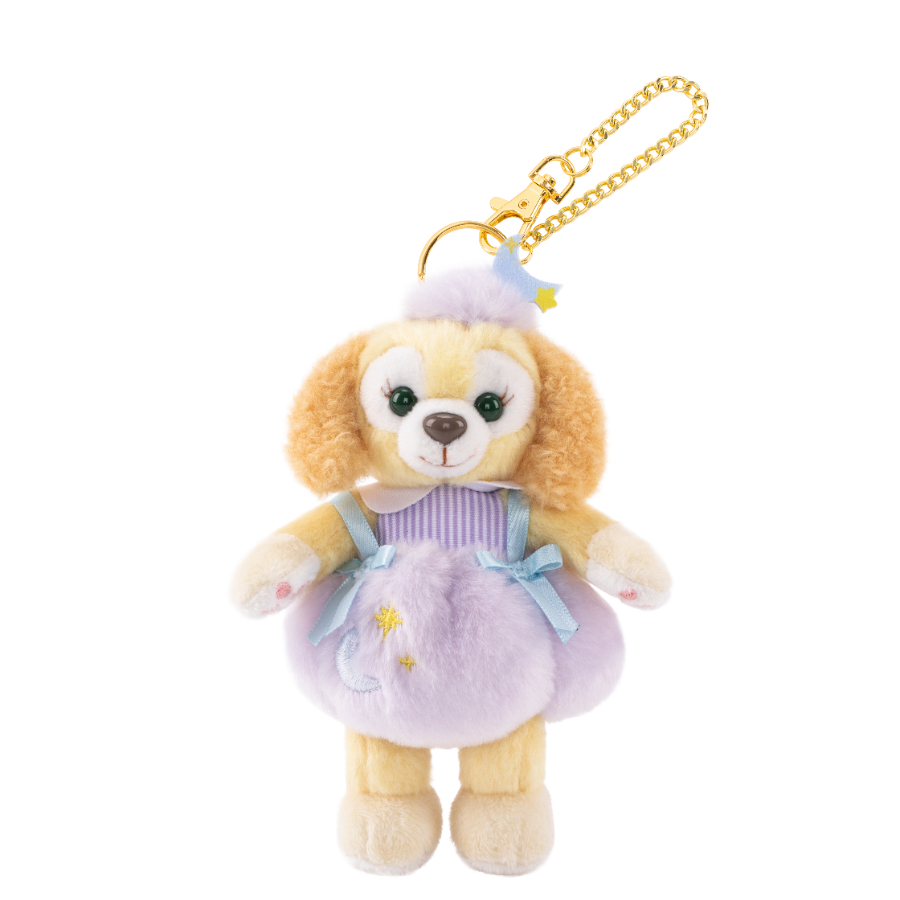 達菲 Duffy 與好友們 夏日天空系列 可琦安 餅乾 CookieAnn 絨毛 吊飾 鑰匙圈 -香港迪士尼樂園