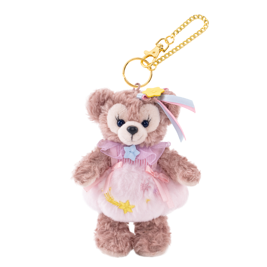 達菲 Duffy 與好友們 夏日天空系列 雪莉玫 ShellieMay 絨毛 吊飾 鑰匙圈 -香港迪士尼樂園
