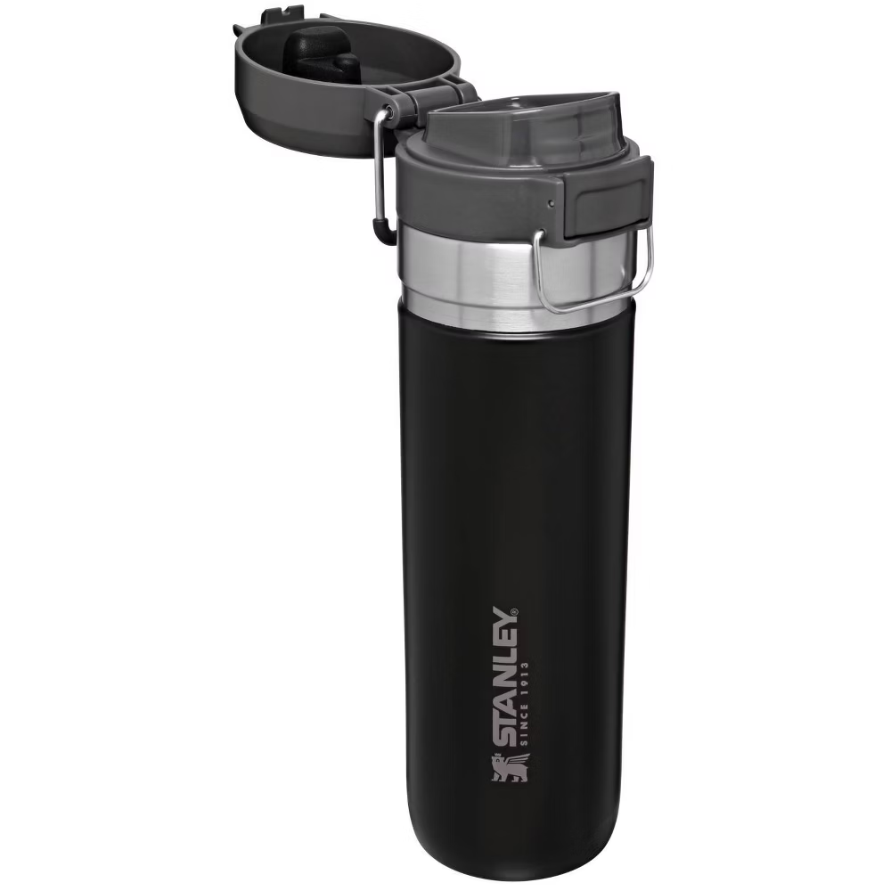 預購(3天到貨)丨STANLEY 24OZ THE QUICK FLIP GO BOTTLE Black 2.0 黑色