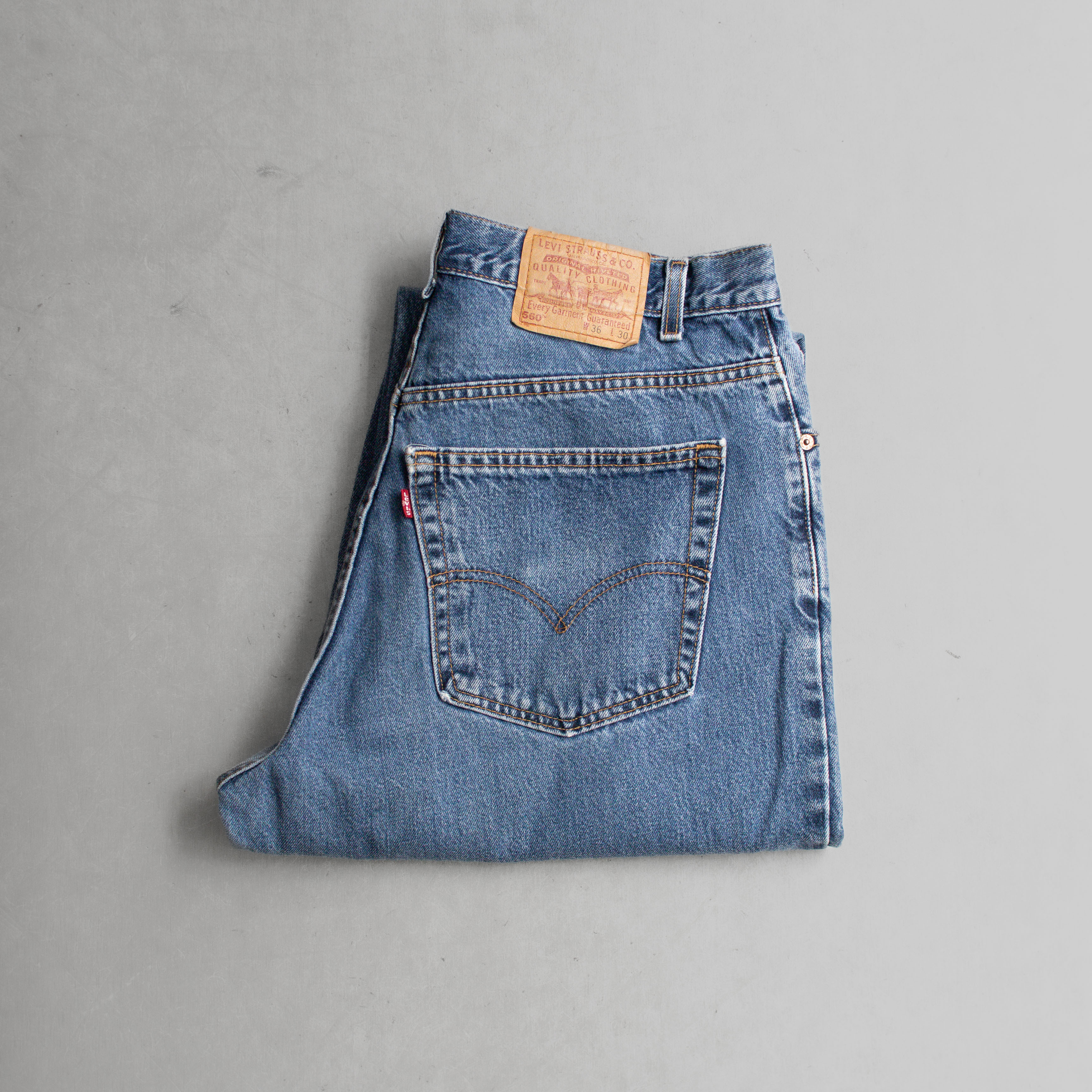 VINTAGE LEVIS 560 DENIM PANTS 美國製 錐形 牛仔 丹寧 長褲 A