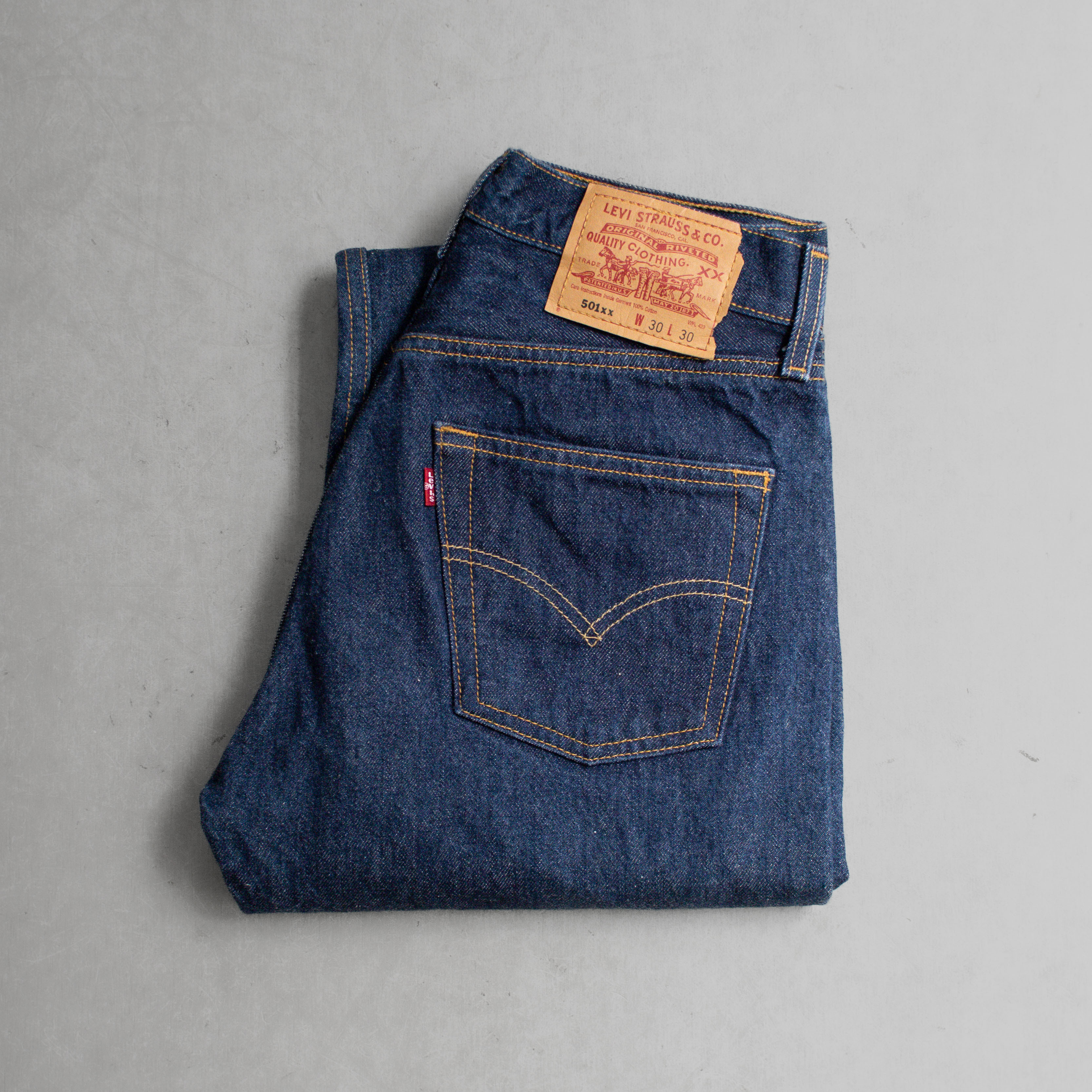 VINTAGE LEVIS 501 DENIM PANTS 美國 直筒 深藍 牛仔 丹寧 長褲 C