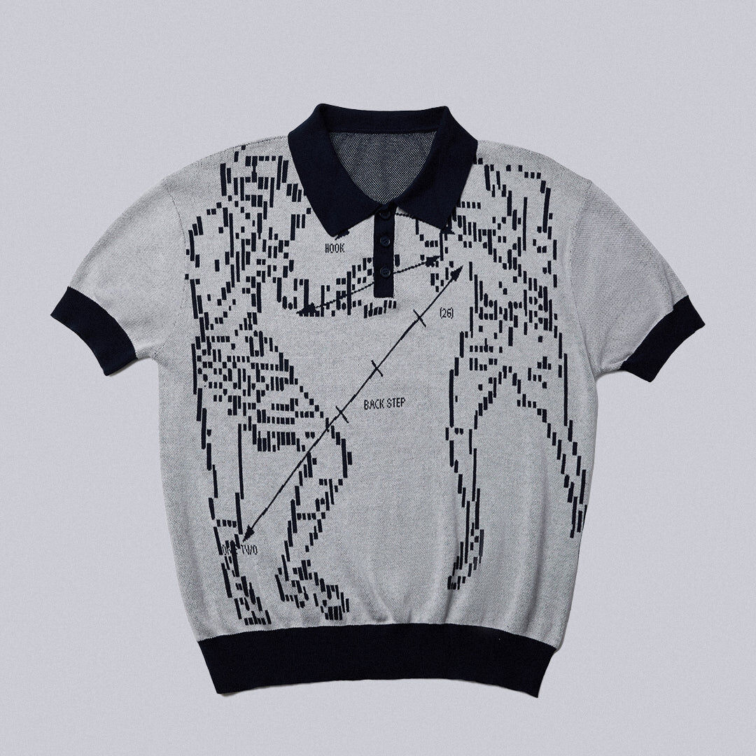 NEISH｜Fracture Hook Knit shirt (Dary Gray)