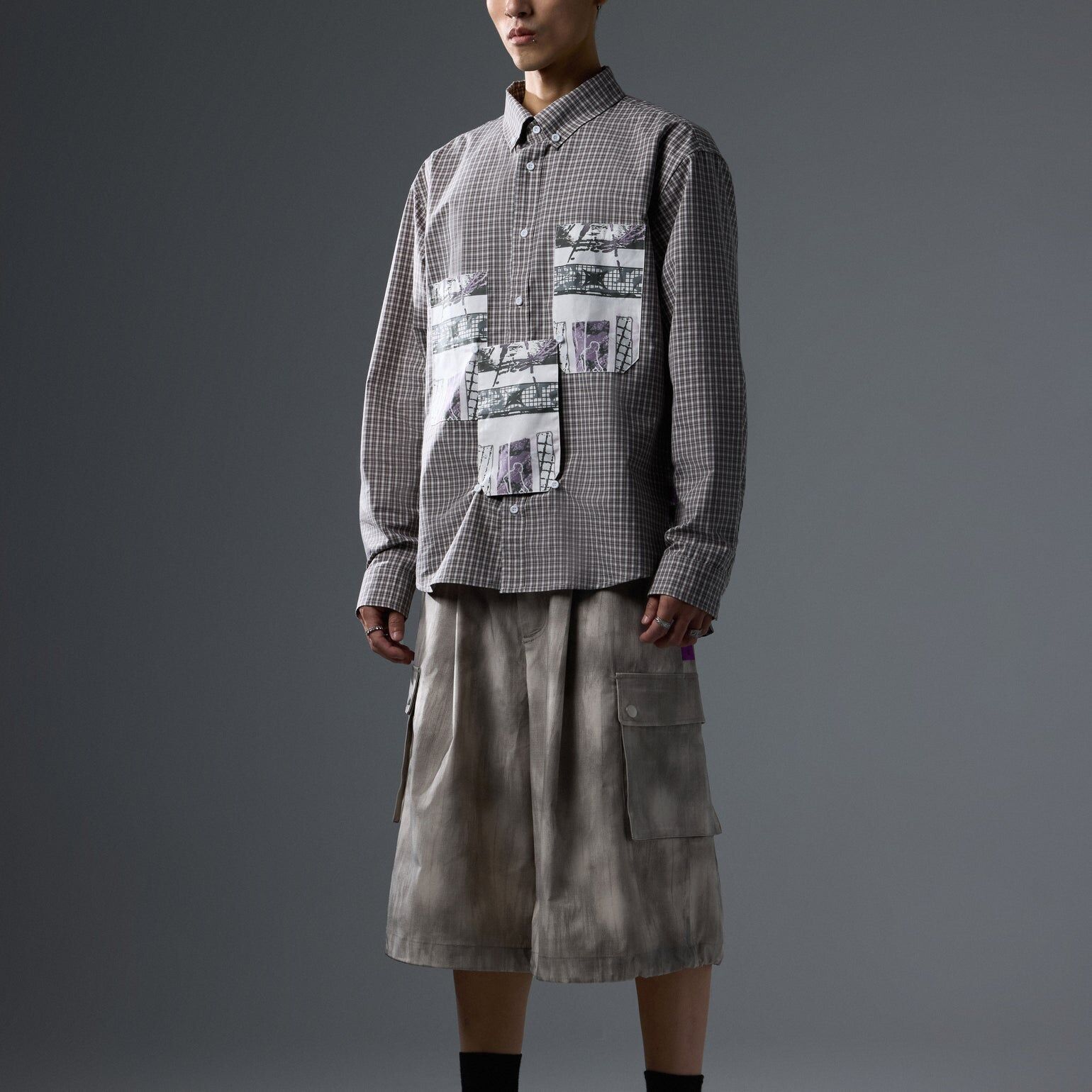 NEISH｜Mirror Fragment Shirt (Checked)