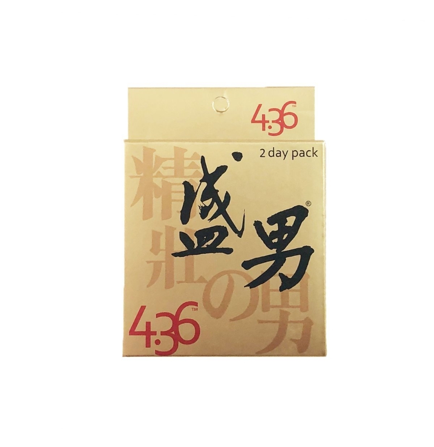 【馬來西亞製】盛男 4.36 精壯の男 男士健康食品 (4粒裝)｜長效東革阿里配方