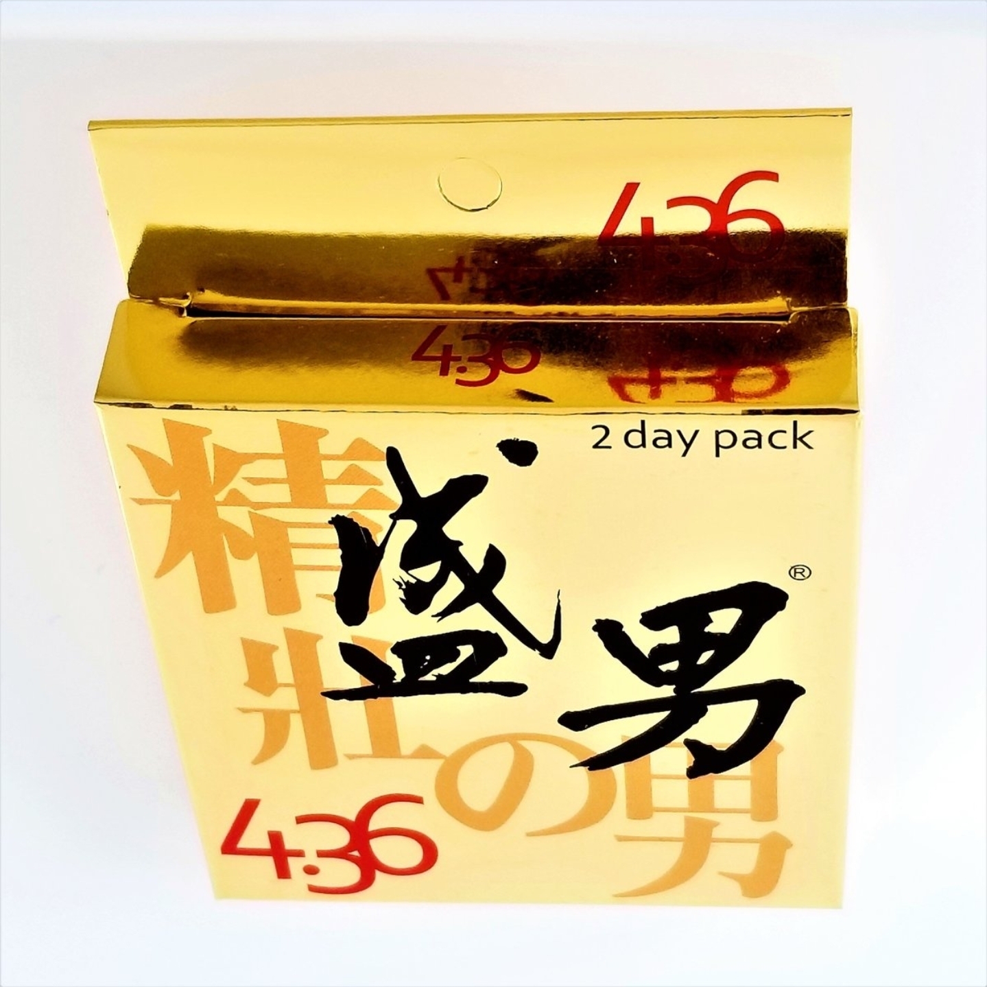 【馬來西亞製】盛男 4.36 精壯の男 男士健康食品 (4粒裝)｜長效東革阿里配方