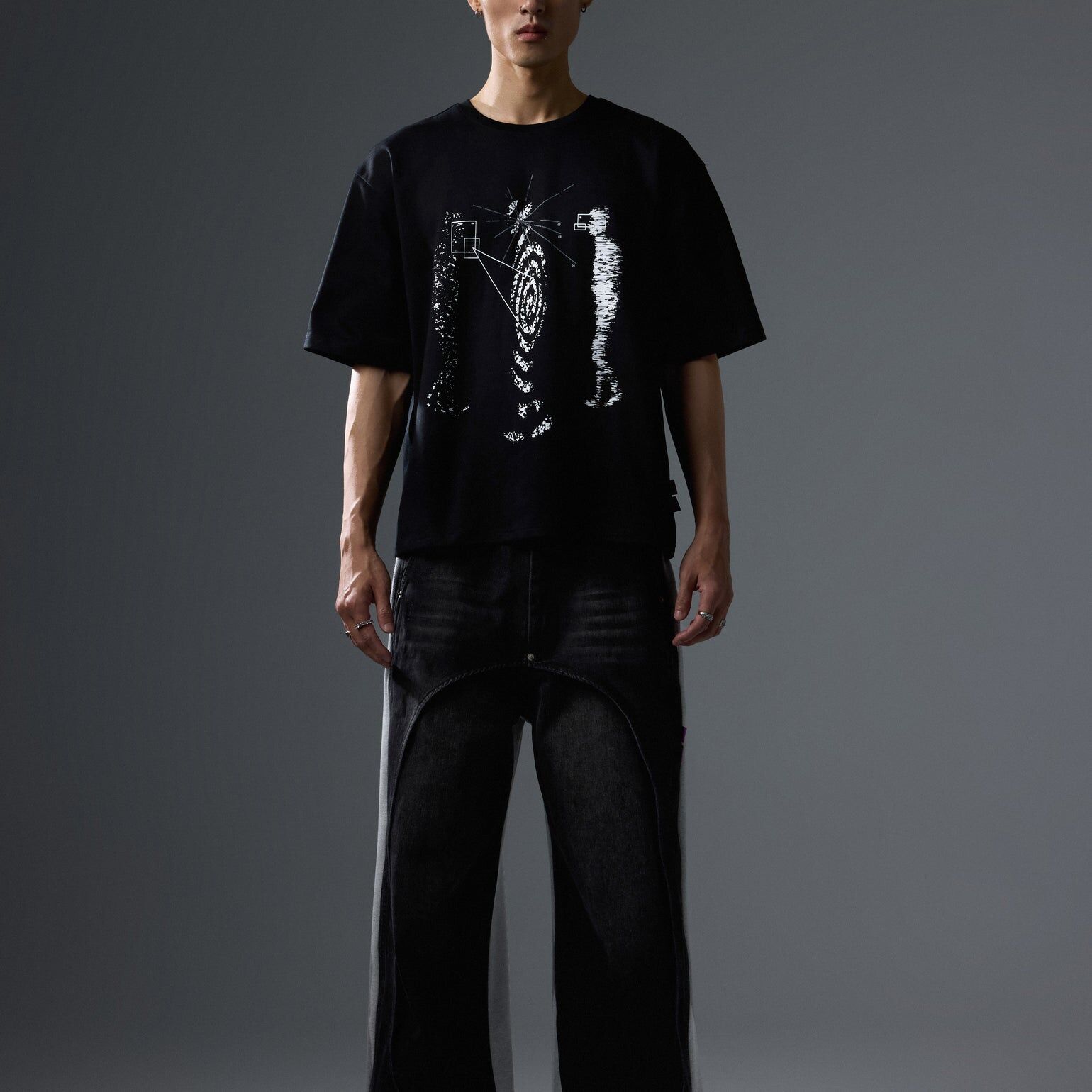 NEISH｜Fracture Tee (Black)