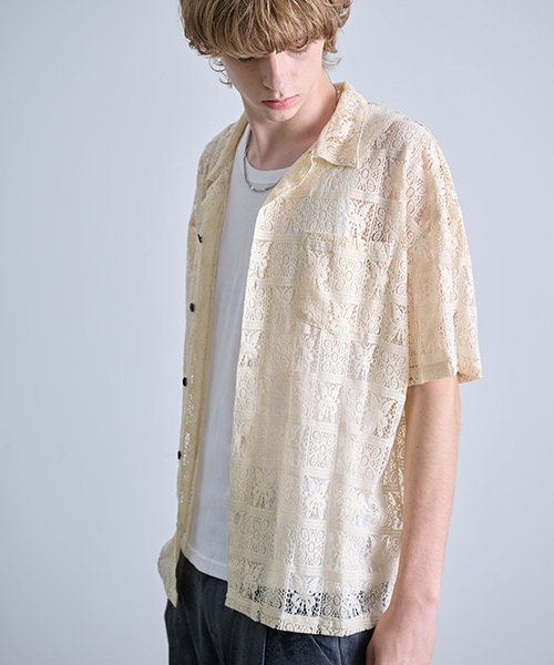 𝗥𝗘𝗩𝗢. 𝗧𝗢𝗞𝗬𝗢 Butterfly Lace SS Shirt