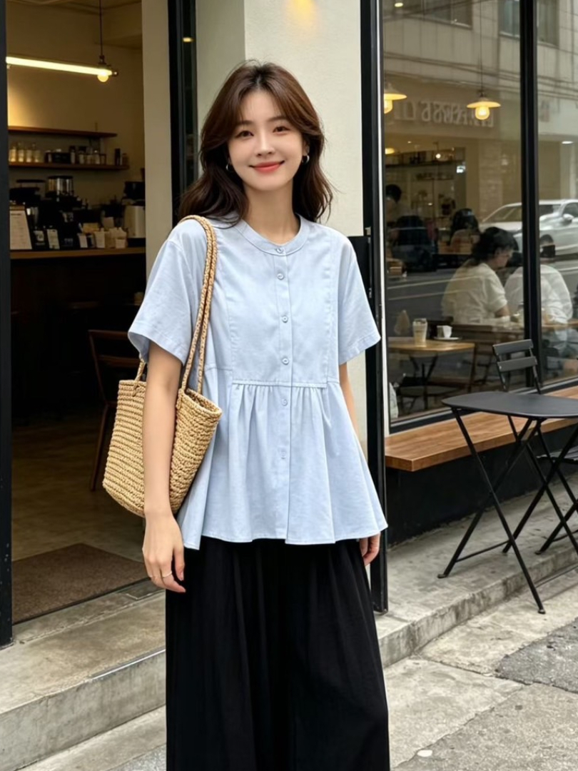 不用刻意紮衣服也能有好比例襯衫