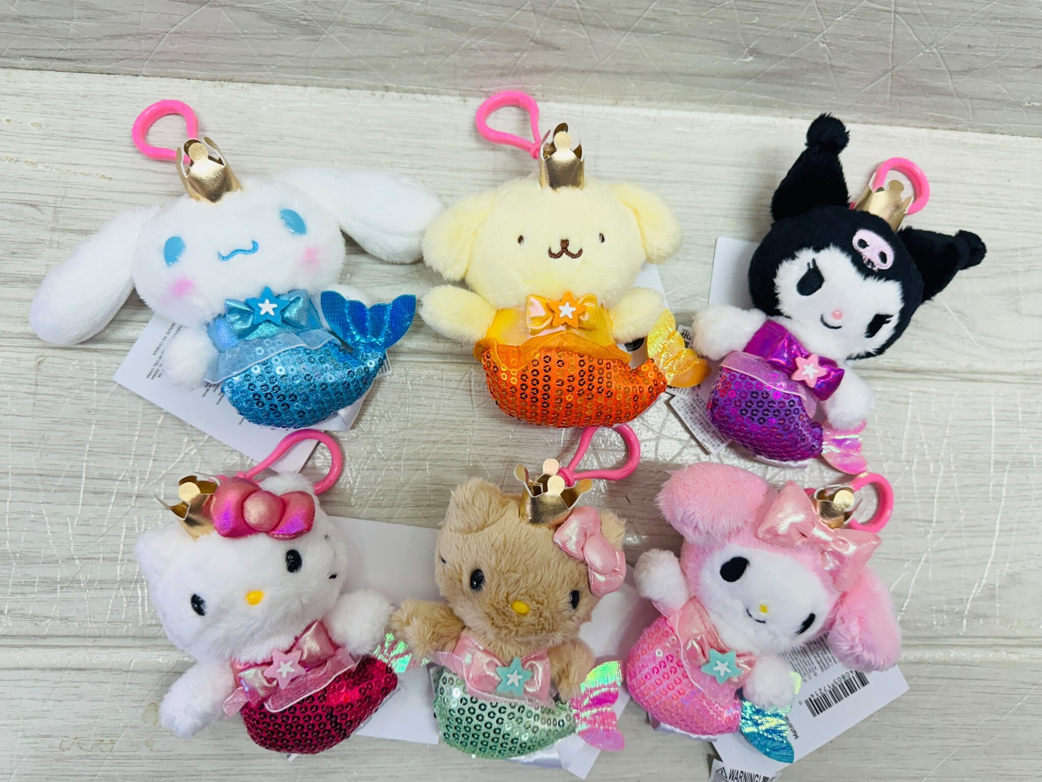 Sanrio 美人魚鎖匙扣公仔