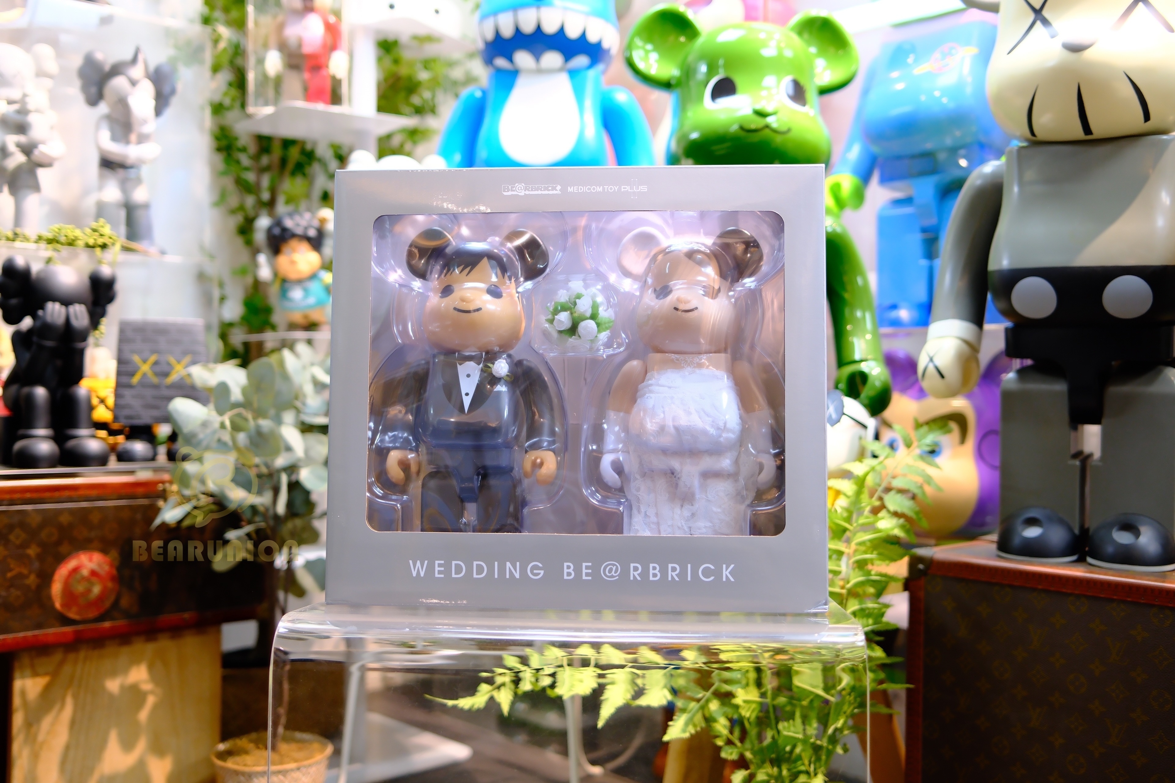 🎏預訂🎏Bearbrick 400% グリーティング 結婚 PLUS