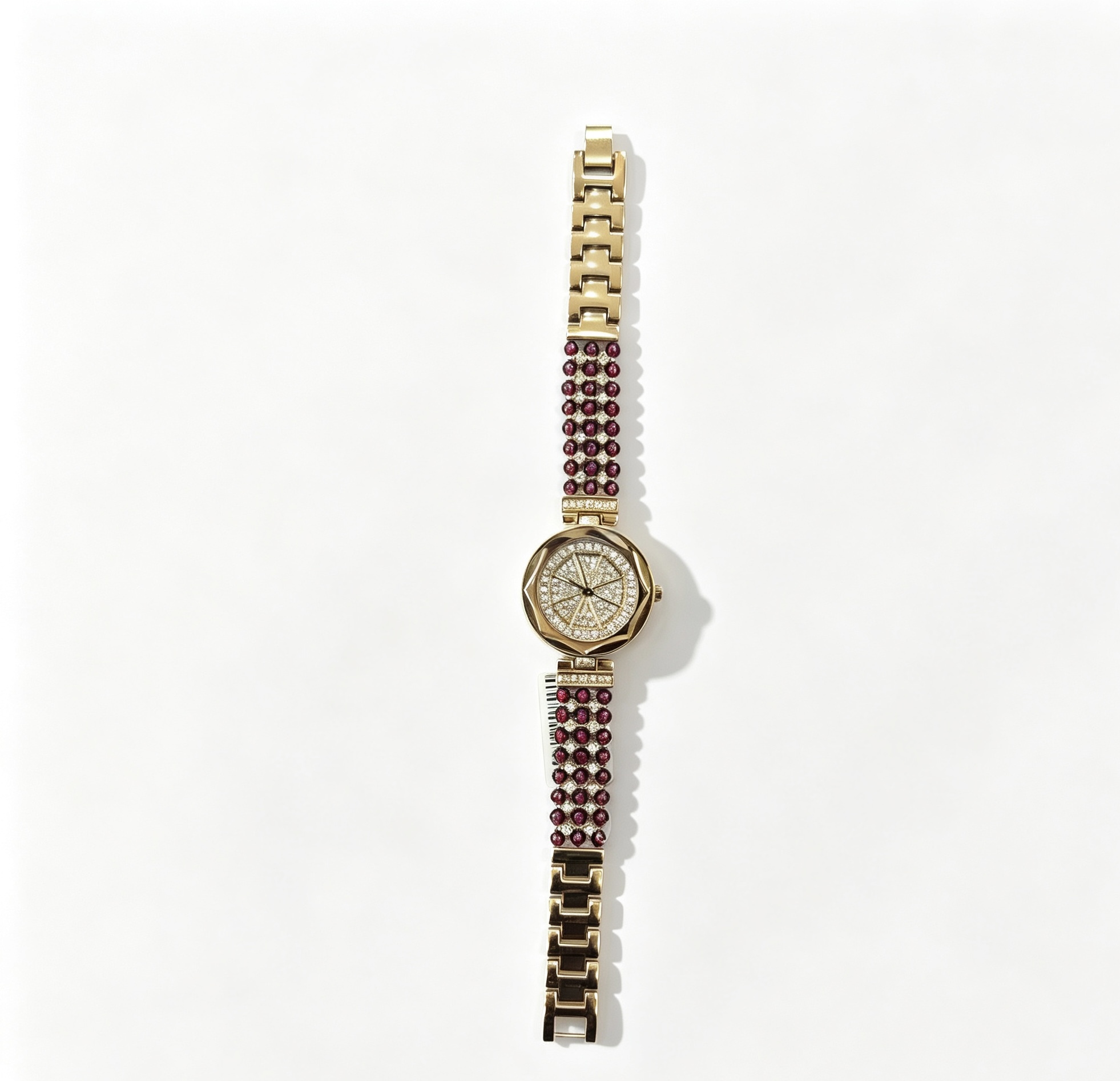 CNAG0706-704 QT4107 合金紫牙手錶  (K12)