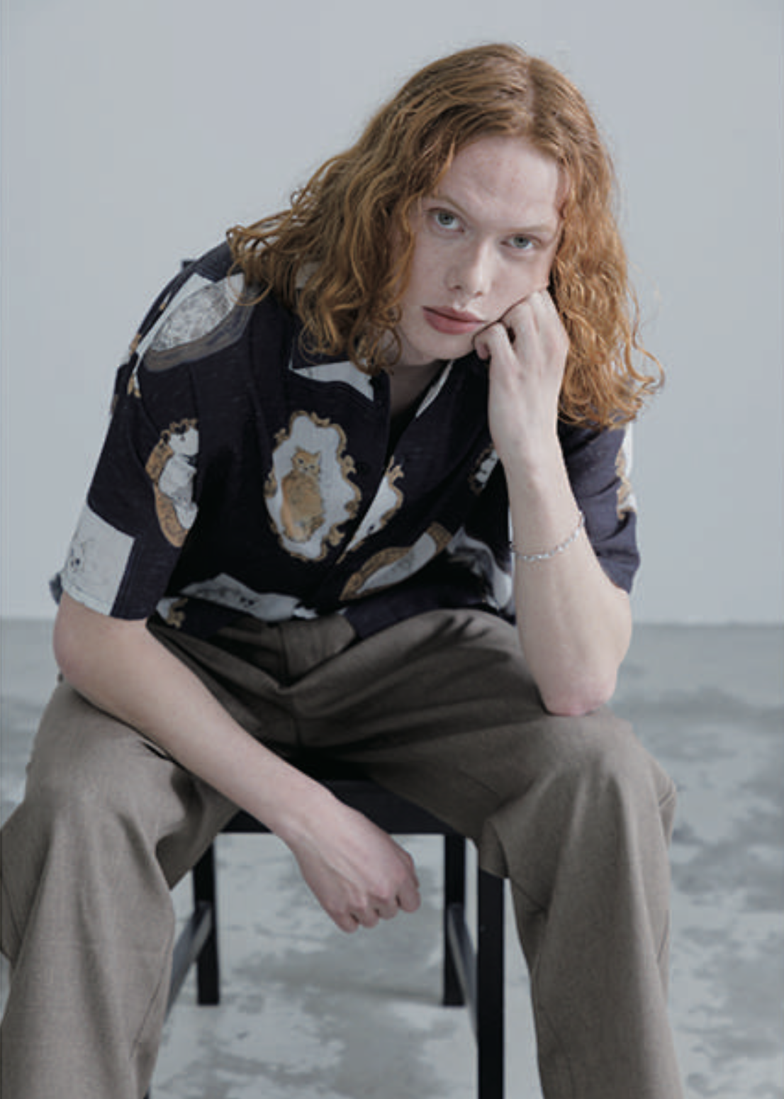 𝗥𝗘𝗩𝗢. 𝗧𝗢𝗞𝗬𝗢  Vintage Cat Print Shirt