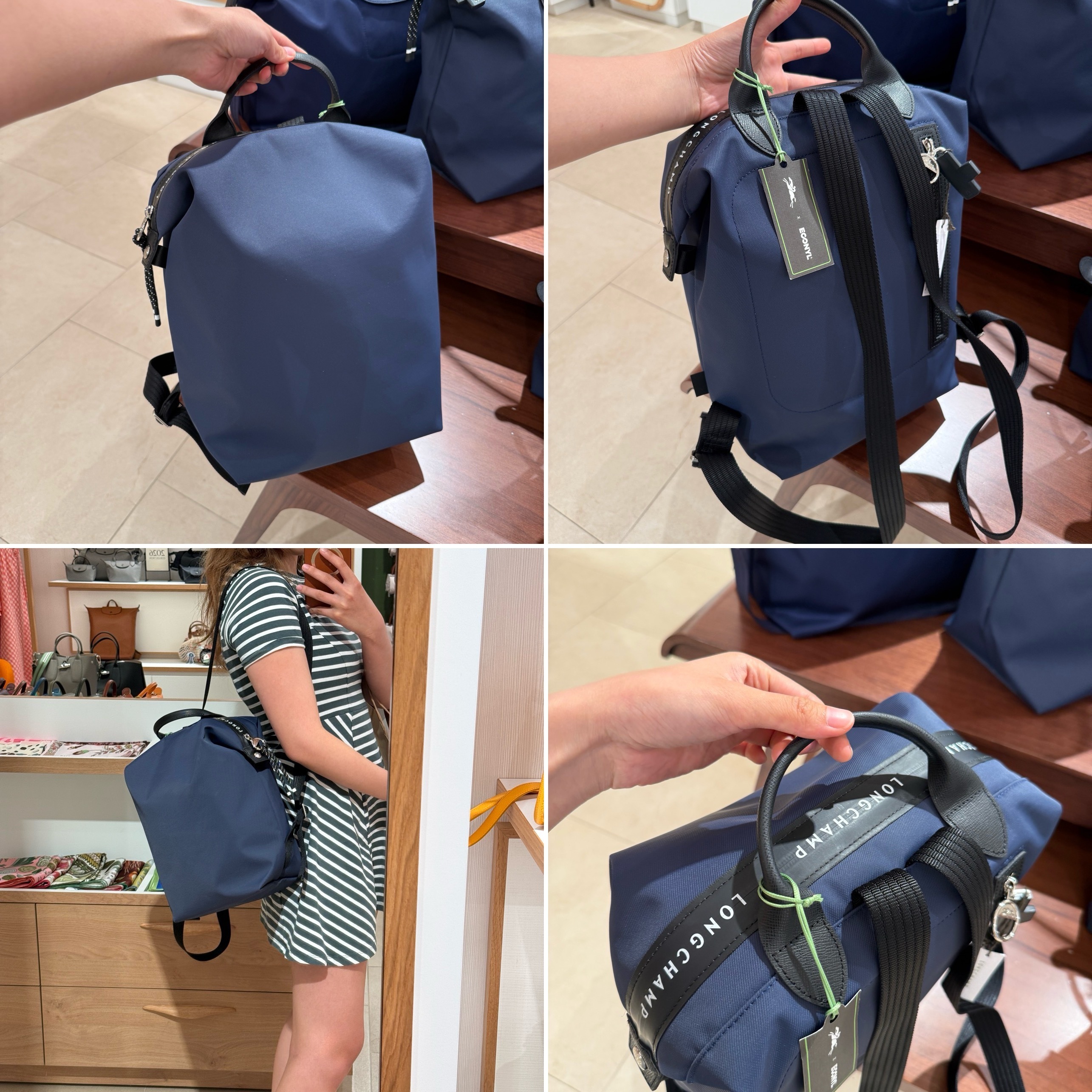 Longchamp energy backpack navy 10166