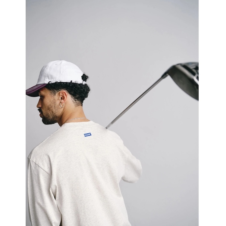 Only NY - HTON1387 Long Island Golf Ball Cap - Antique White/Blue