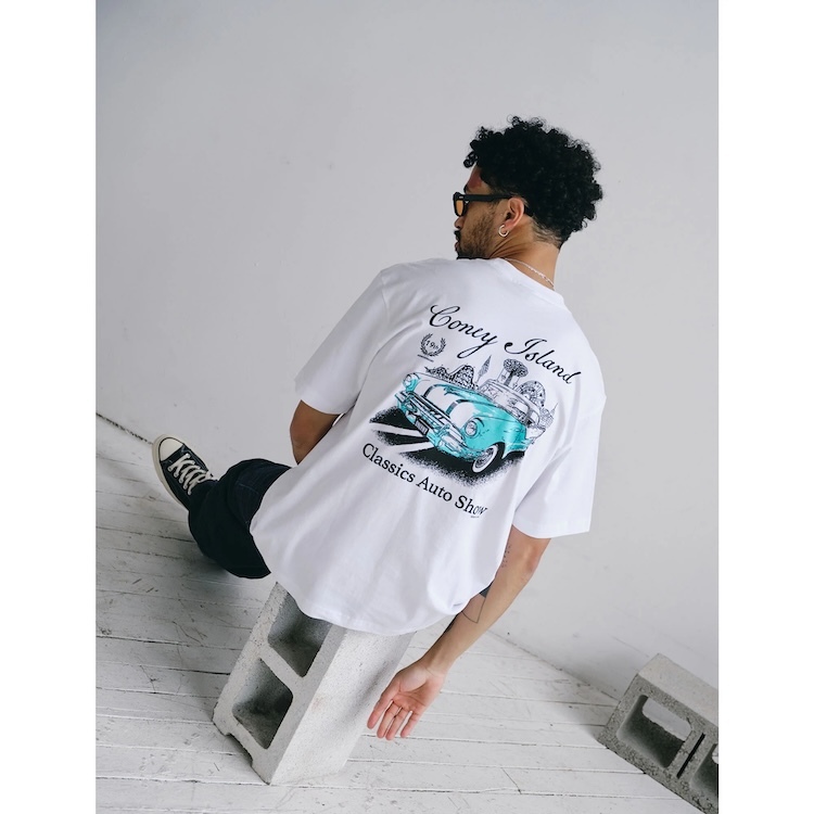 Only NY - TEON1474 Coney Island Classics T-Shirt - White