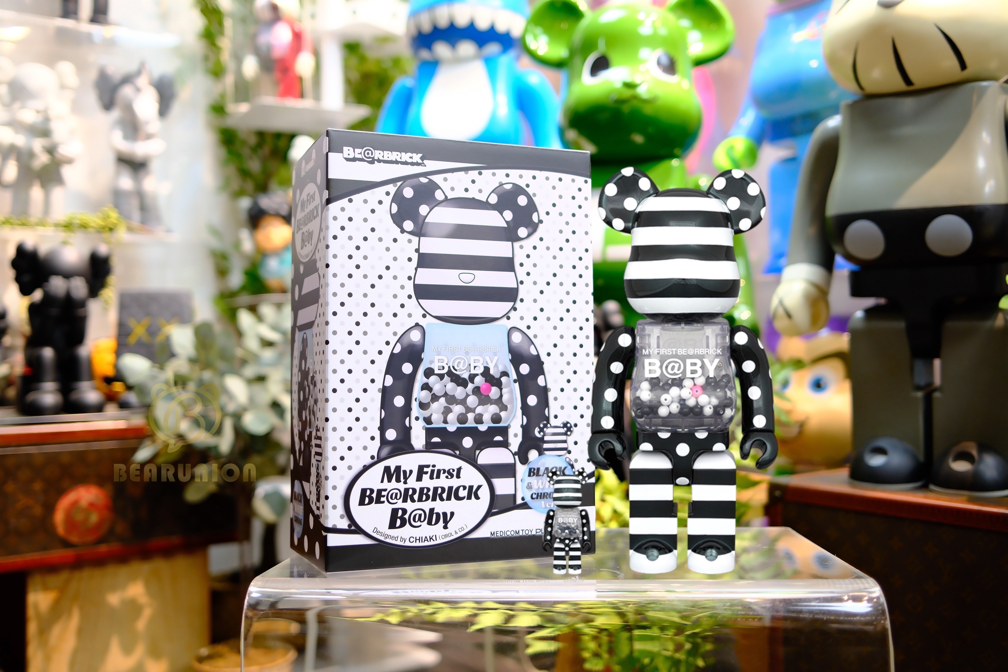 🎏預訂🎏Bearbrick 400% 100% B@BY White Black Chrome