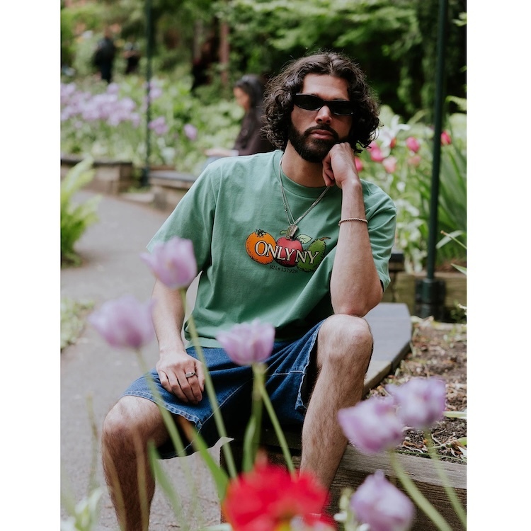 Only NY - TEON1412 Fruit Cart Classics T-Shirt - Collegiate Green