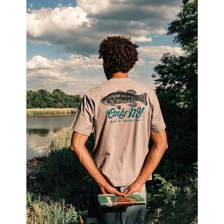 Only NY - TEON1400 Bait and Tackle Shop T-Shirt - Ash
