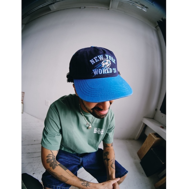 Only NY - HTON1384 World '26 Snapback Hat - Navy/Cobalt