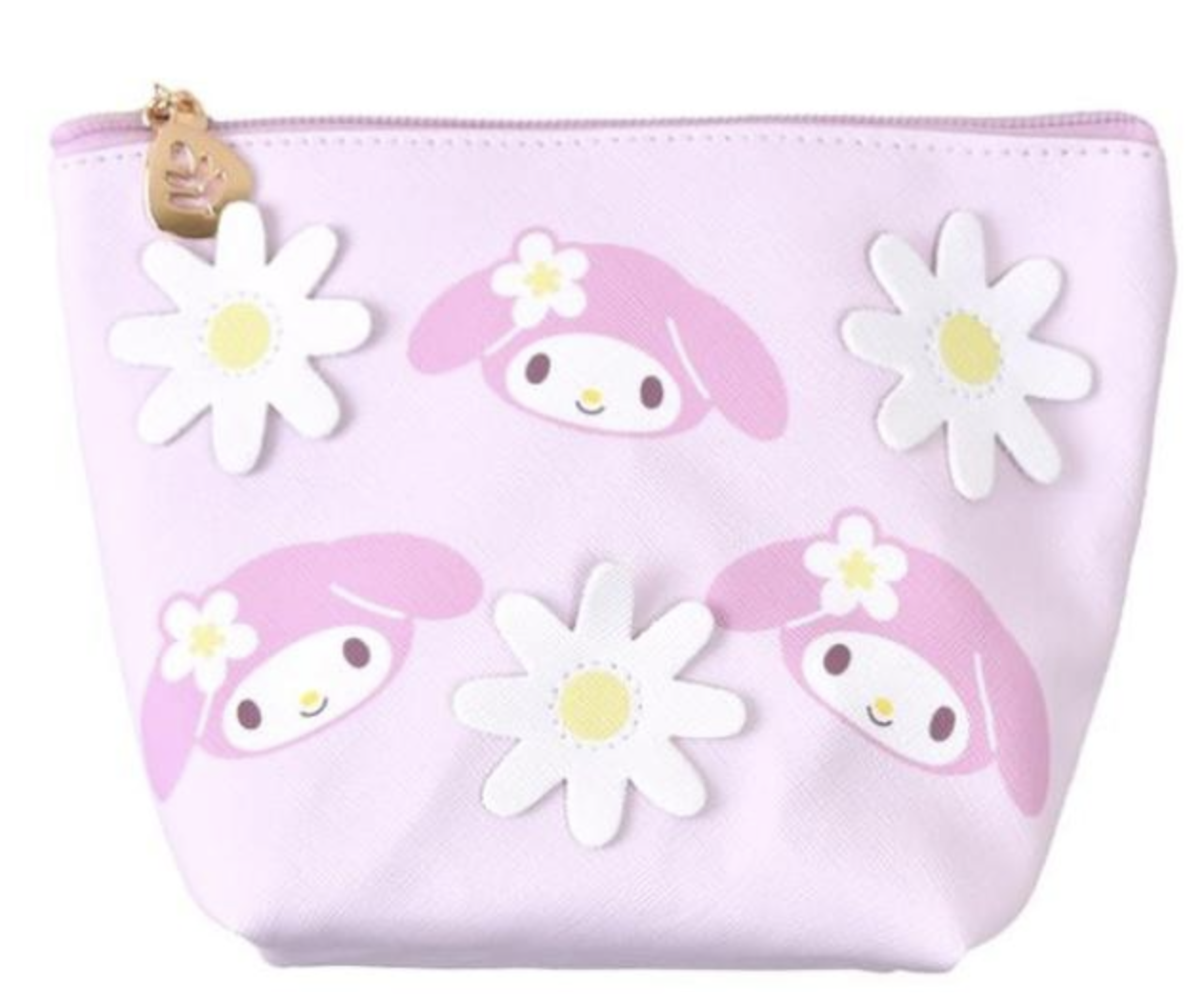 My Melody 皮質拉鍊化妝包