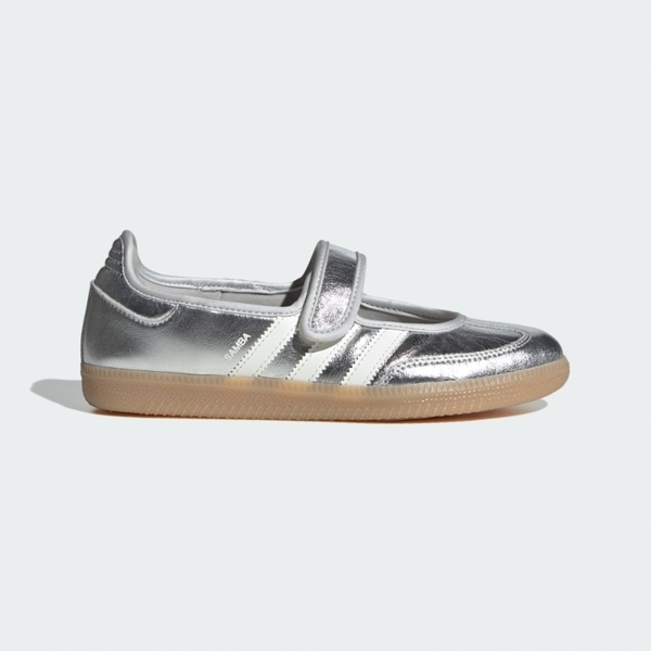 Adidas 愛迪達 Samba Jane W KK2502 女 休閒鞋 復古 皮革 流行 銀 瑪莉珍 芭蕾風