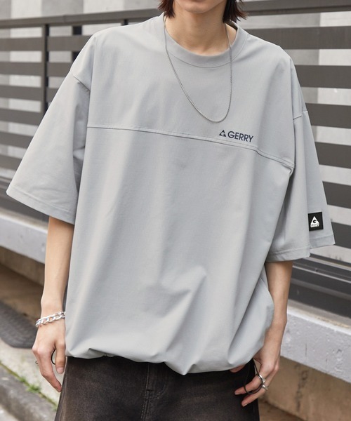 【預購】J070701 GERRY 別注抽繩刺繡 Logo 寬鬆短袖T恤  冰感接觸・吸濕速乾
