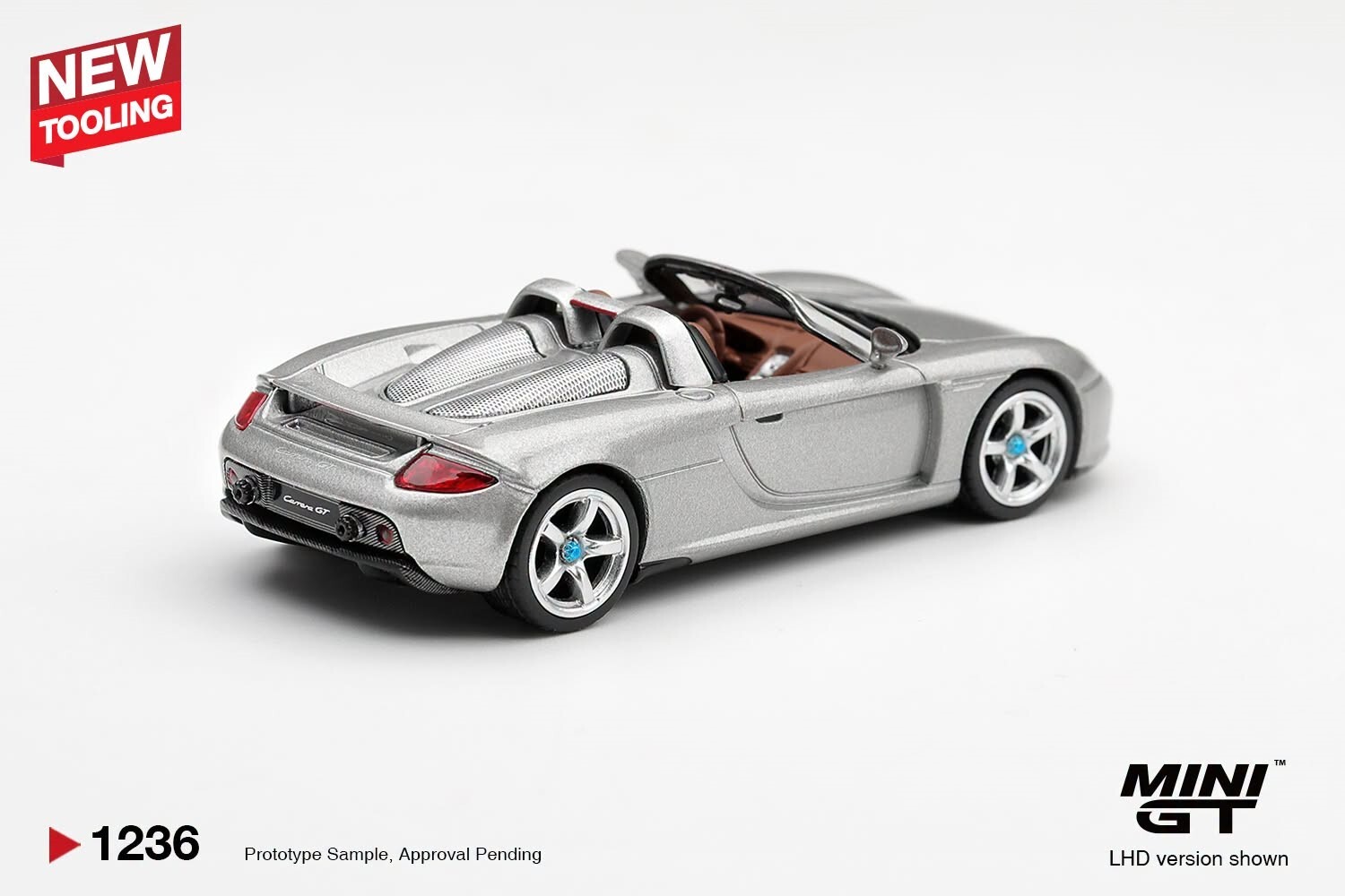 [預訂] Mini GT #1236 保時捷Porsche Carrera GT GT 銀色