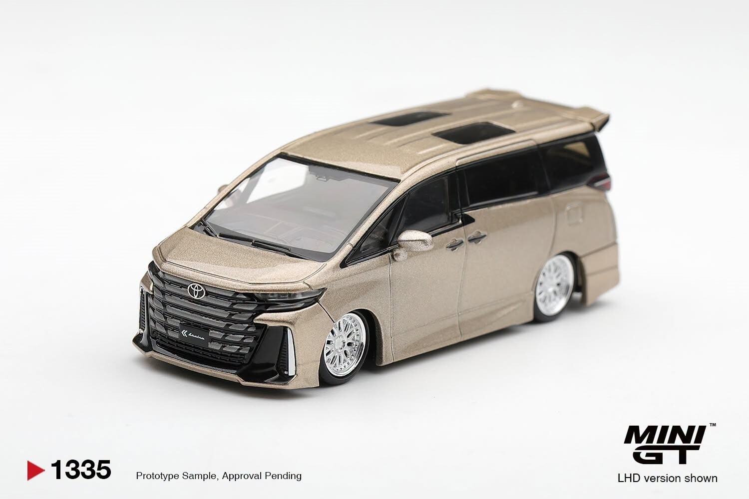 [預訂] Mini GT #1335 豐田Toyota Vellfire 40 KUHL 金色金屬漆 右軚