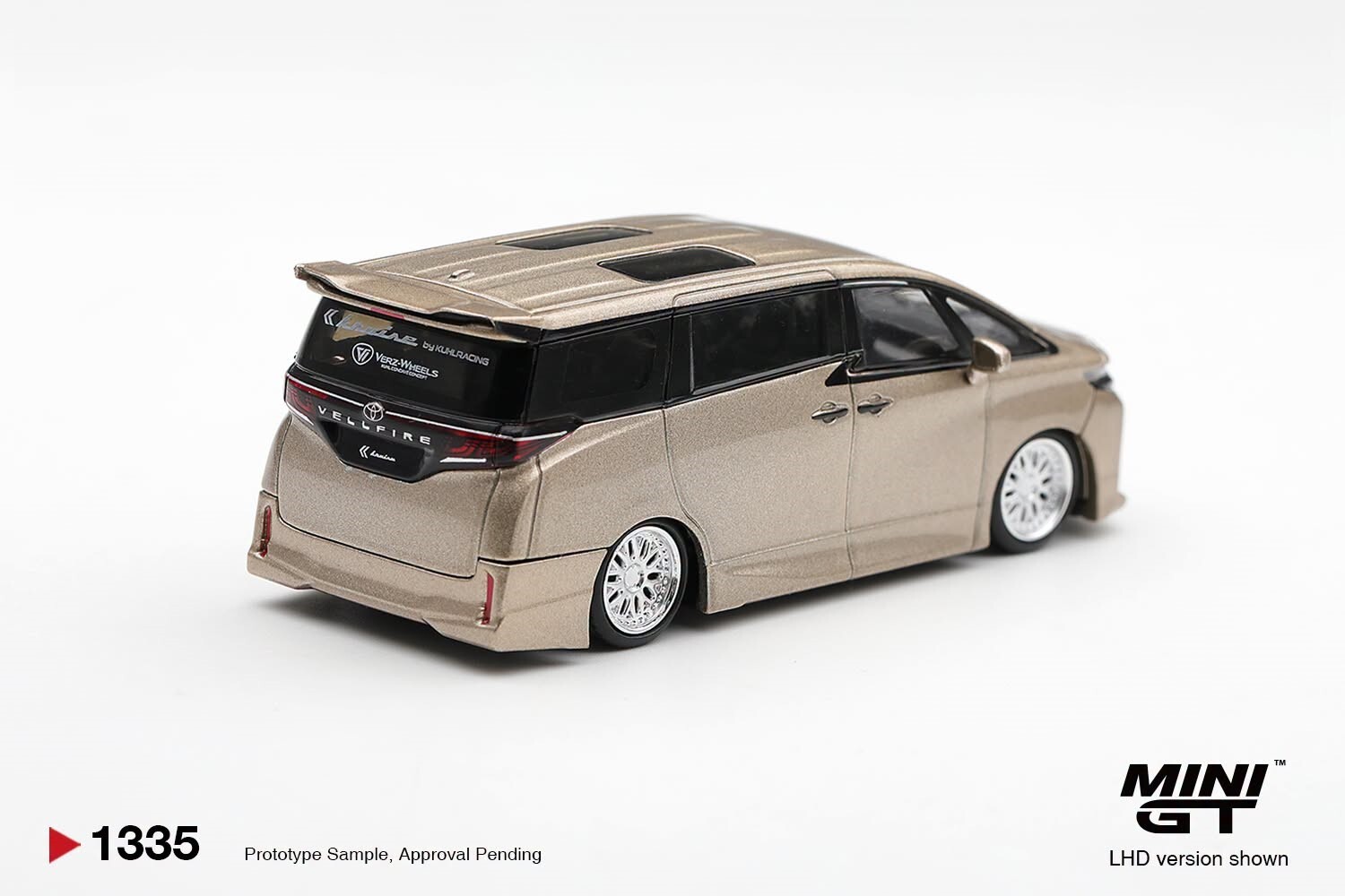 [預訂] Mini GT #1335 豐田Toyota Vellfire 40 KUHL 金色金屬漆 右軚
