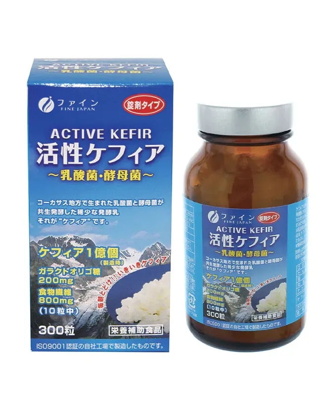 FINE JAPAN - 優之源活性乳酸菌酵母菌(200mg x 300's)平行進口貨品 牛奶搭配補保健品