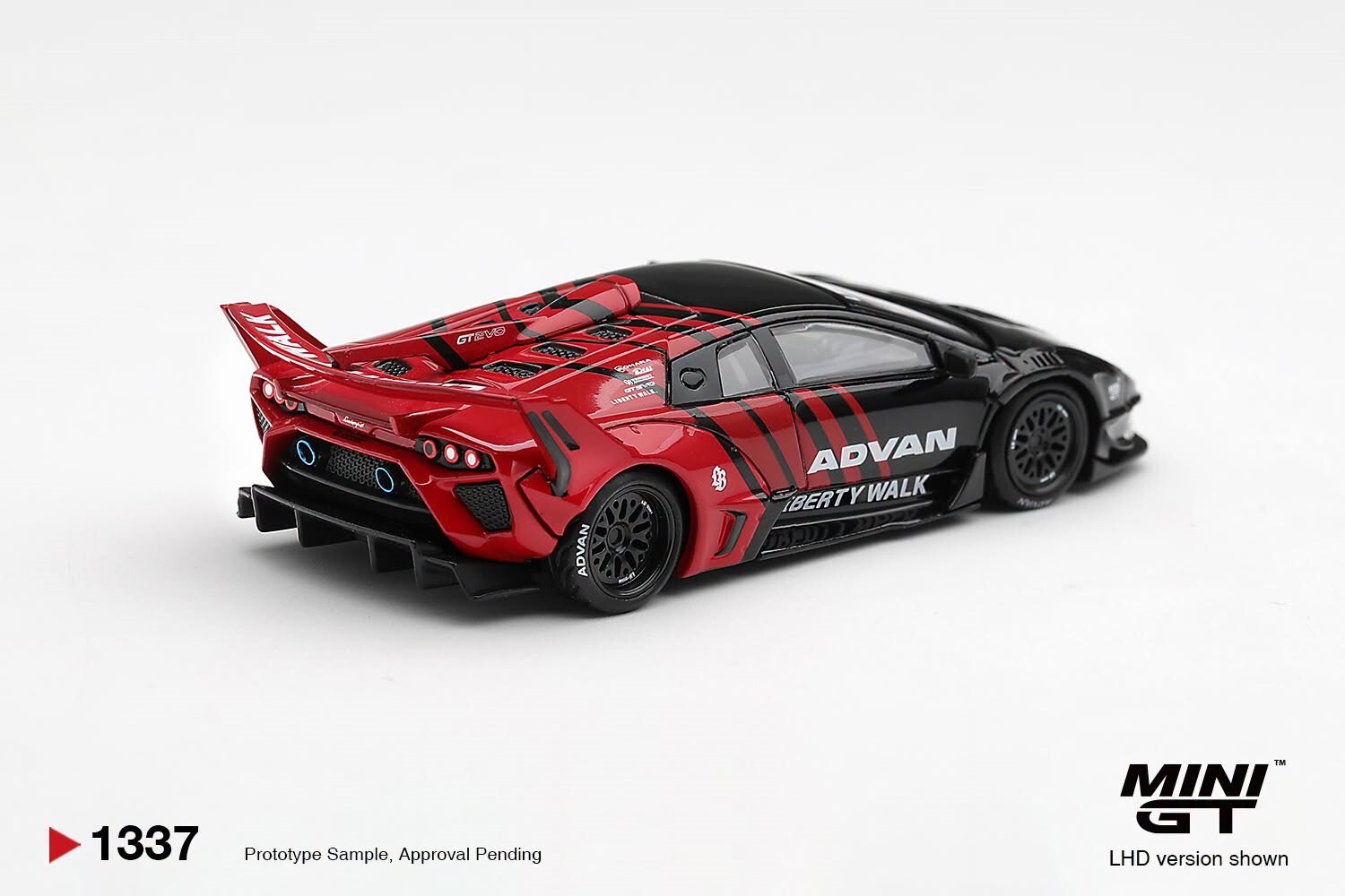[預訂] Mini GT #1337 林寶堅尼Lamborghini LB-Silhouette WORKS MURCIELAGO GT Evo Advan 右軚