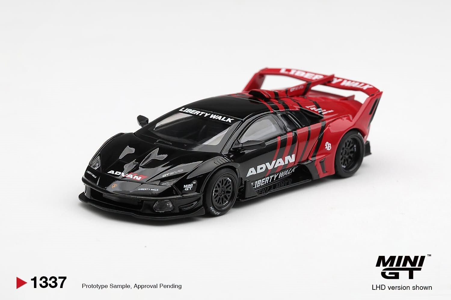 [預訂] Mini GT #1337 林寶堅尼Lamborghini LB-Silhouette WORKS MURCIELAGO GT Evo Advan 右軚