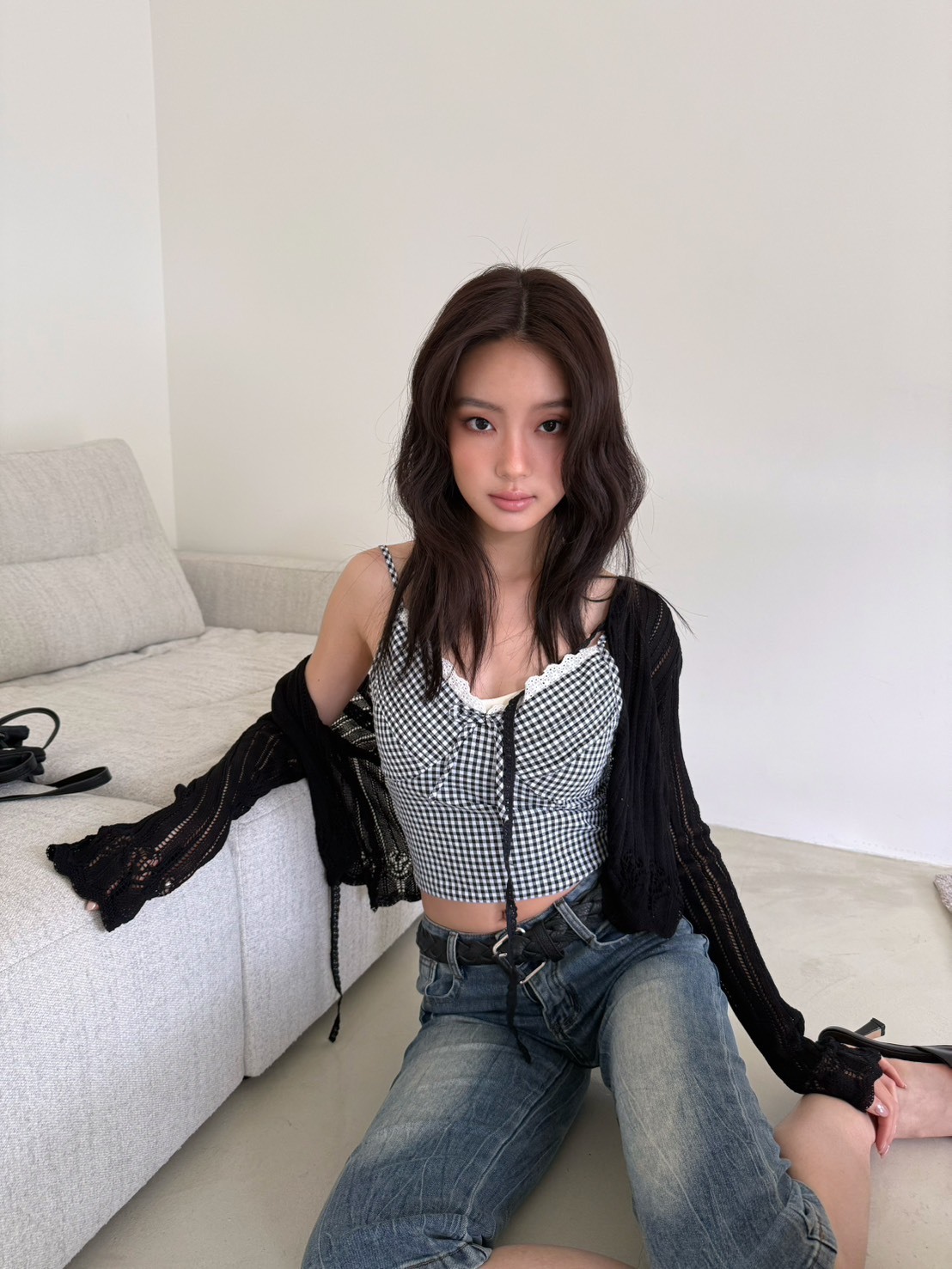現貨! G12 Le Midi 南法格紋bra top