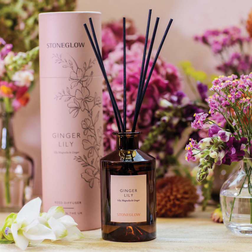 STONEGLOW The Walled Garden - Ginger Lily Reed Diffuser | 160ml (Previously known as Ginger and White Lily)