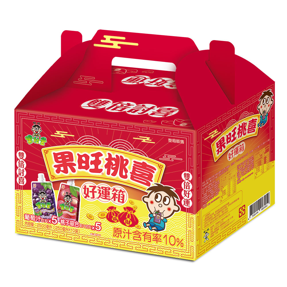 果粒多果旺桃喜好運箱(2960g)