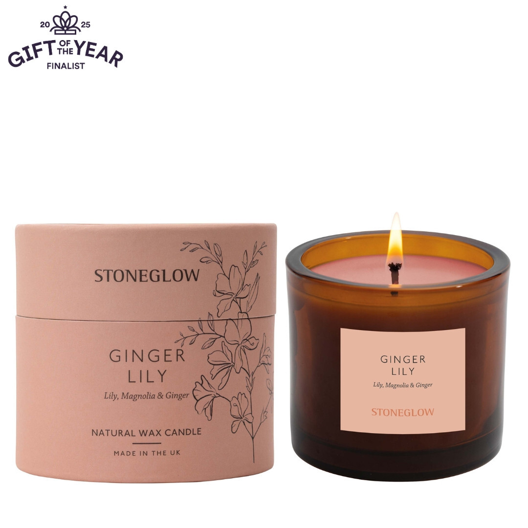 STONEGLOW The Walled Garden - Ginger Lily Scented Natural Wax Candle Tumbler