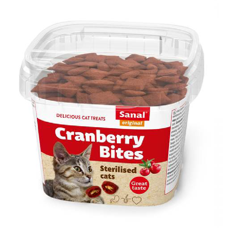 荷蘭 Sanal Cat Cranberry Bites 75g 養生防炎香脆
