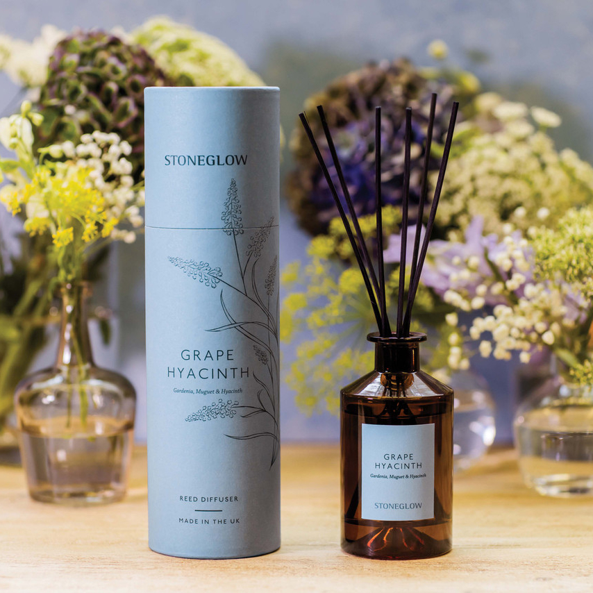 STONEGLOW The Walled Garden - Grape Hyacinth Reed Diffuser | 160ml