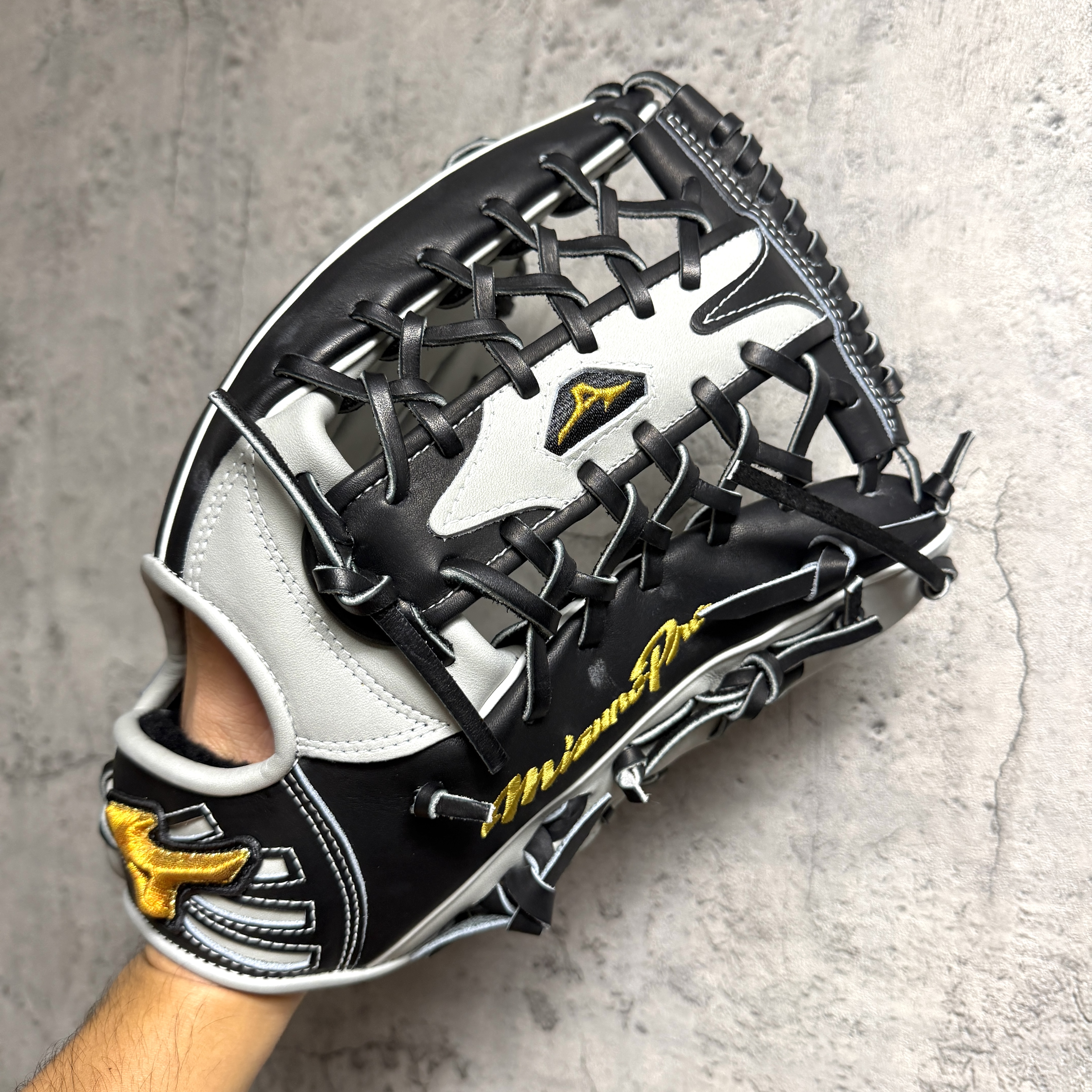 現貨! 約13吋 Mizuno Pro 硬式 外野 鈴木一朗 白金標 波賀HAGA產 M-M002 瘋牛限定