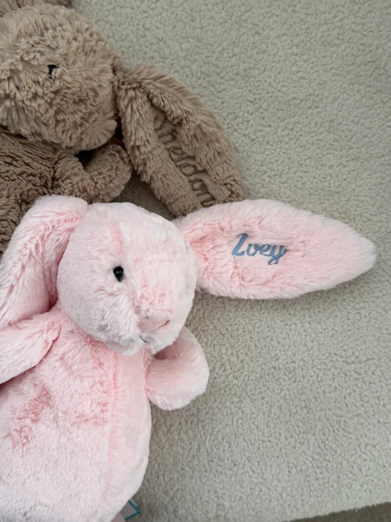 <獨一無二ONLY兔U❤️>Jellycat 客製化刺繡  經典寶貝兔